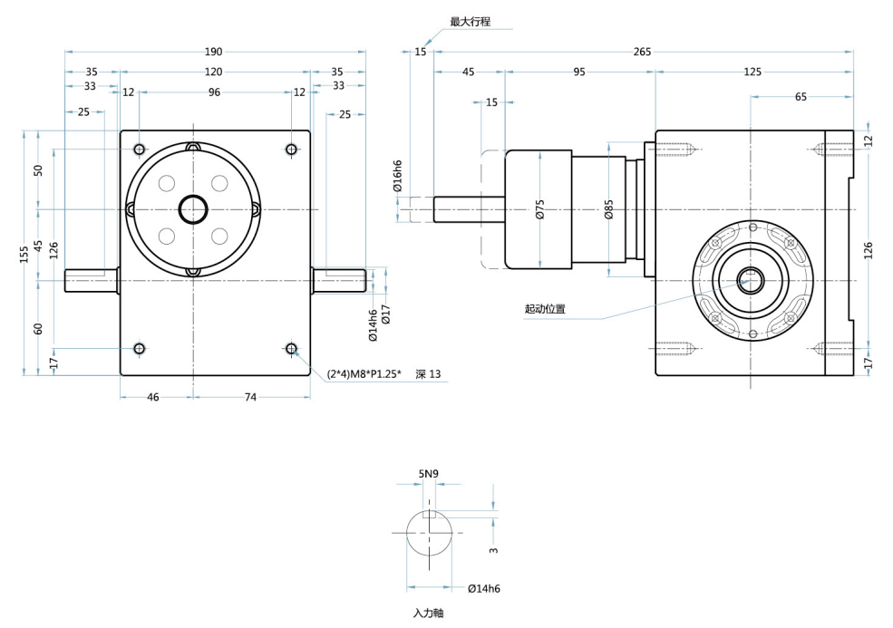 升降法蘭型分割器 升降法蘭型分割器
